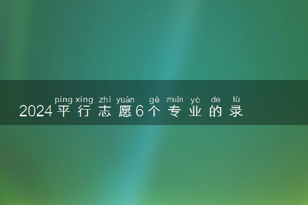 2024平行志愿6个专业的录取顺序 录取规则是什么