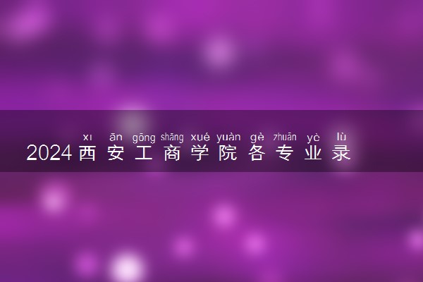 2024西安工商学院各专业录取分数线及位次 各省录取最低分是多少