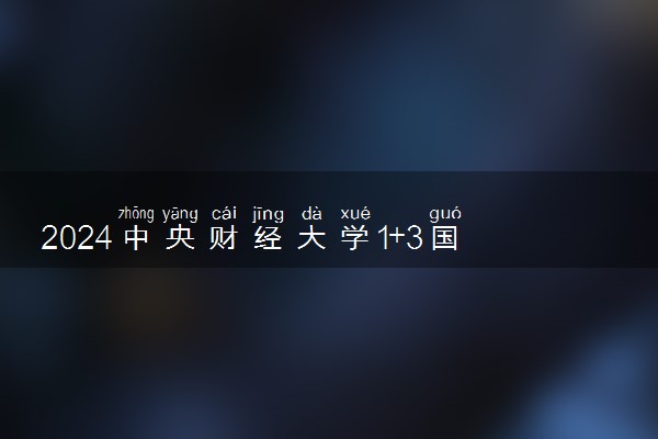 2024中央财经大学1+3国际本科有双学历吗 具体咋回事