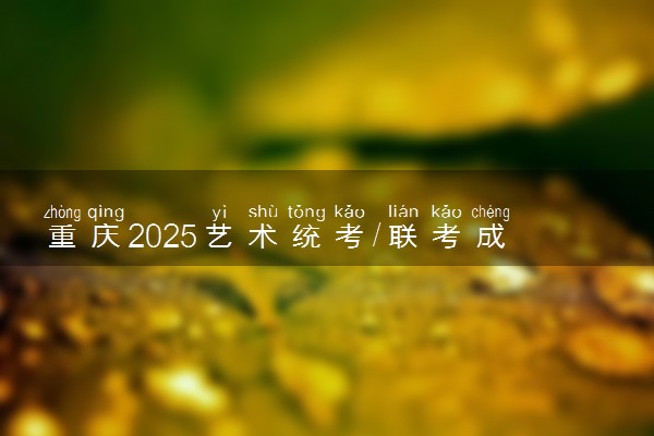 重庆2025艺术统考/联考成绩公布时间 什么时候出分